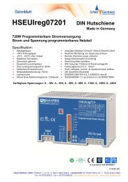 HSEUIreg07201 DIN Hutschiene - Schulz Electronic GmbH