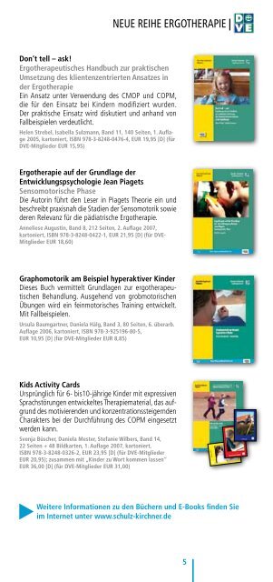 ergotherapie - Schulz-Kirchner Verlag