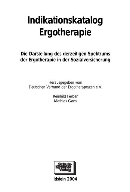 Deutscher Verband der Ergotherapeuten e.V. (Hrsg.)