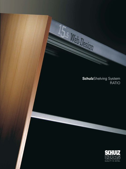 SchulzShelving System RATIO - Schulz Speyer