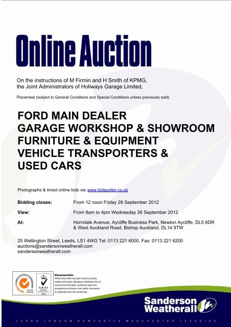 Please click here to download a copy of the Online Auction catalogue