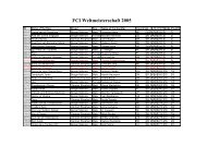 FCI Weltmeisterschaft 2005