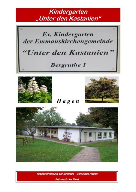 Kindergarten âUnter den Kastanienâ - Aktuelle Information