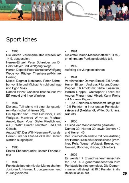 04131-709334 Wir wünschen dem Tennisverein zum Jubiläum alles ...