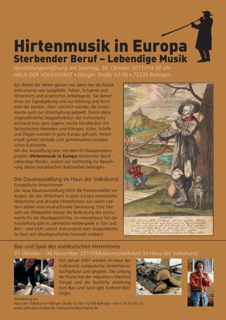 Hirtenmusik In Europa Schwaben Kultur