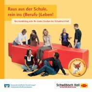 Raus aus der Schule - Bausparkasse SchwÃ¤bisch Hall AG