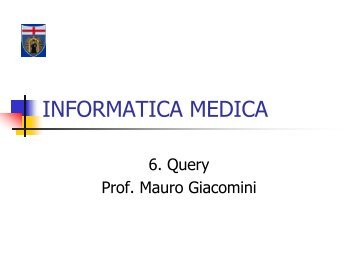 INFORMATICA MEDICA