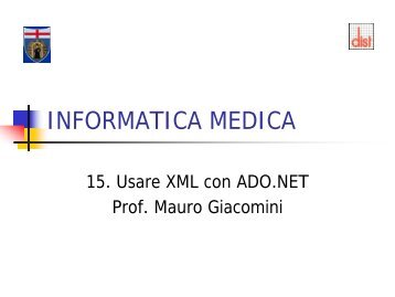 INFORMATICA MEDICA