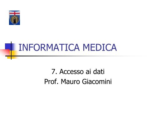 INFORMATICA MEDICA