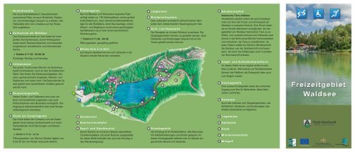 Broschüre Freizeitgebiet Waldsee barrierefrei - Schwäbischer Wald