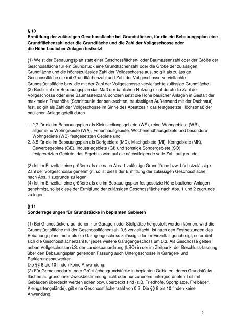 Erschließungsbeitragssatzung - Gemeinde Schwaikheim