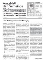 Amtsblatt 19 / 2013 - Schwanau