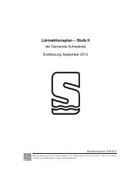 Lärmaktionsplan - Stufe II der Gemeinde Schwalmtal September 2013