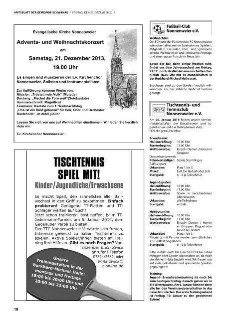 Amtsblatt 51 / 52 -2013 - Schwanau