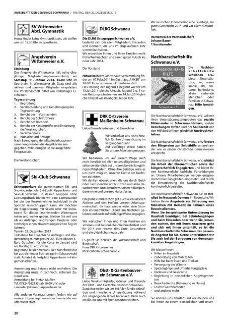 Amtsblatt 51 / 52 -2013 - Schwanau