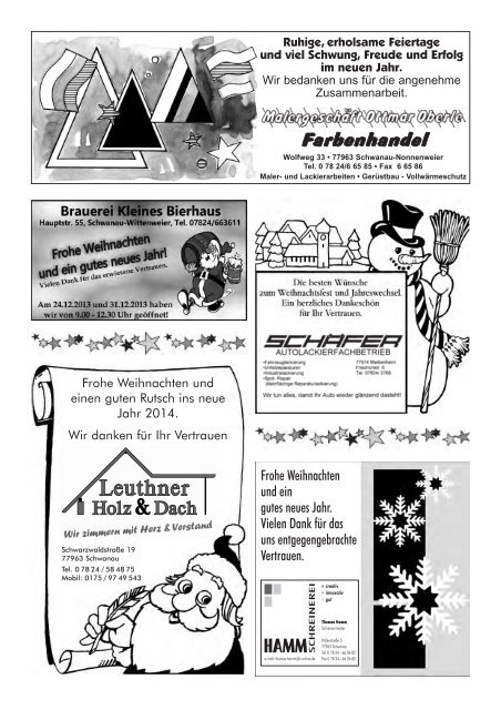 Amtsblatt 51 / 52 -2013 - Schwanau