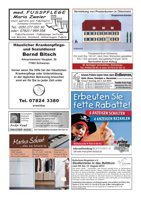 Amtsblatt 22 / 2013 - Schwanau