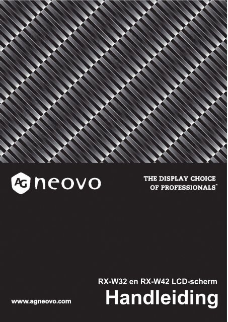 Handleiding - AG Neovo Service Website