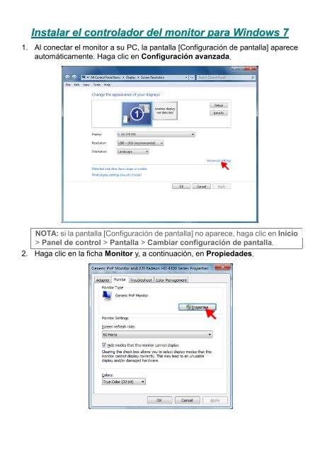 Instalar el controlador del monitor para Windows 7 - AG Neovo ...