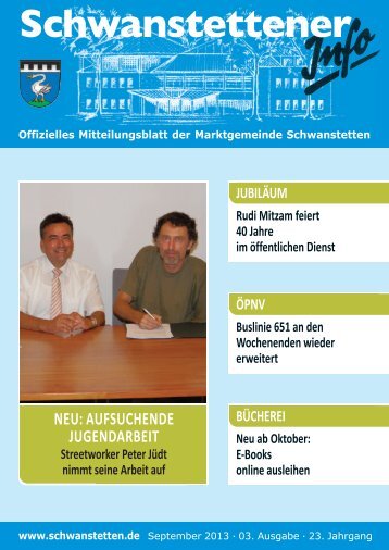 INFO September 2013 - Gemeinde Schwanstetten
