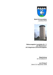 Am Wasserturm - Gemeinde Schwanstetten