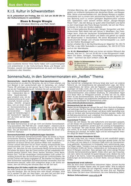 INFO Juli 2013 - Gemeinde Schwanstetten
