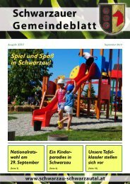 Gemeindeblatt.Schwarzau.2013-2 - Schwarzau im Schwarzautal
