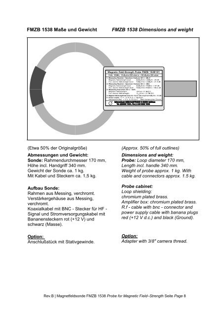 Datenblatt FMZB 1538.pdf - Schwarzbeck - Mess-Elektronik