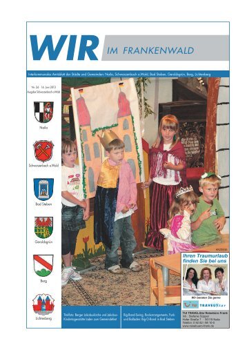 Ausgabe Nr. 24 vom 14.06.2013 - Stadt Schwarzenbach a.Wald