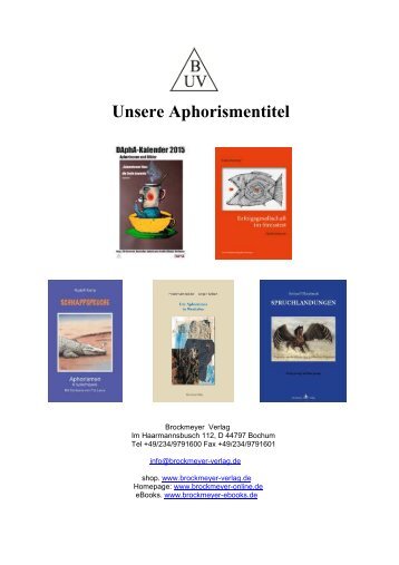 Aphorismentitel 2014