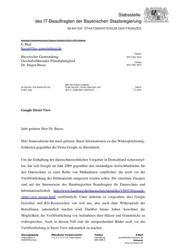 Stabsstelle des IT-Beauftragten der Bayerischen Staatsregierung