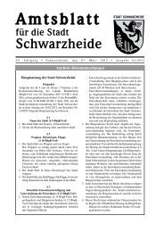 Amtsblatt - Schwarzheide