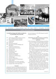 Amtsblatt fÃ¼r die Stadt Schwarzheide Amtsblatt fÃ¼r die Stadt ...