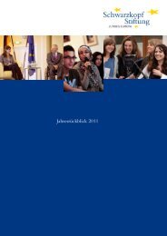 JahresrÃ¼ckblick 2011 - Schwarzkopf-Stiftung Junges Europa