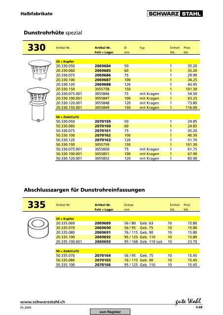 Download Spengler-Katalog (PDF, 11869 kb) - Schwarz Stahl AG