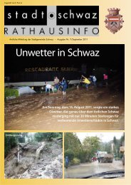 Rathausinfo Nr. 7 2011 - Schwaz