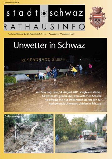 Rathausinfo Nr. 7 2011 - Schwaz