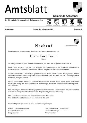 Ausgabe 49 vom 09.12.2011(2.58 mb) - Schwendi