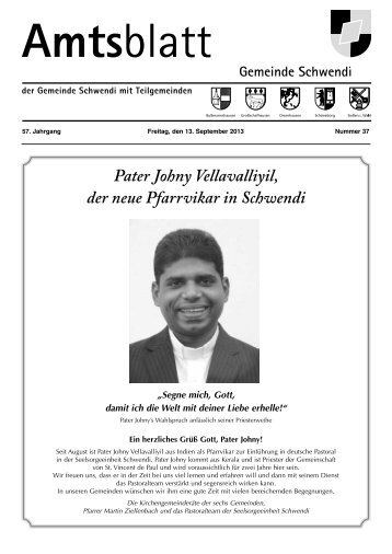 Ausgabe 37 vom 13.09.2013 - Schwendi