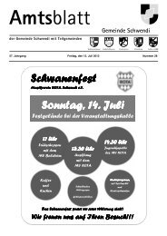 Ausgabe 28 vom 12.07.2013 - Schwendi