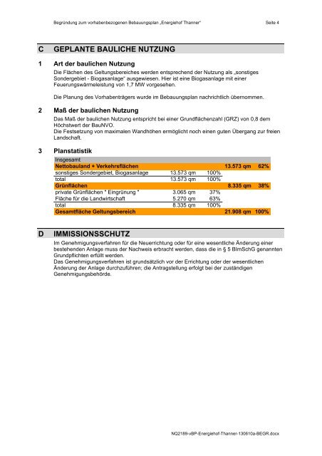 ENERGIEHOF THANNER GMBH & CO.KG ... - Schwendi