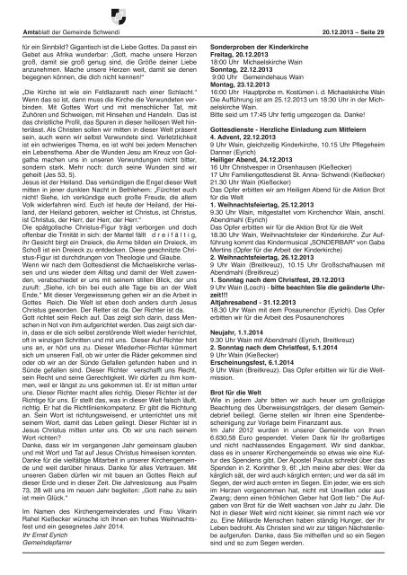 Ausgabe 51-52 vom 20.12.2013 - Schwendi