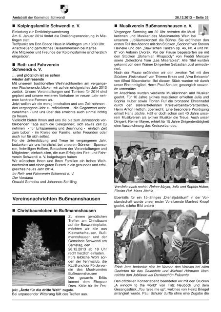 Ausgabe 51-52 vom 20.12.2013 - Schwendi