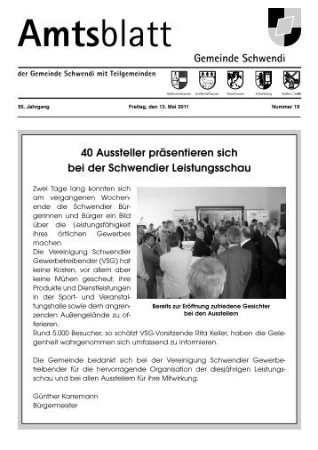 Ausgabe 19 vom 13.05.2011(1.86 mb) - Schwendi