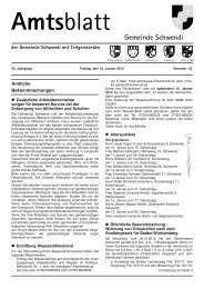 Ausgabe 1-2 vom 10.01.2014 - Schwendi