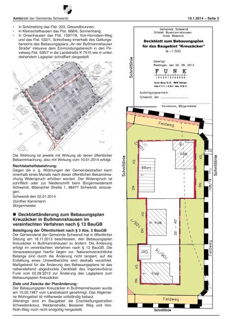 Ausgabe 1-2 vom 10.01.2014 - Schwendi