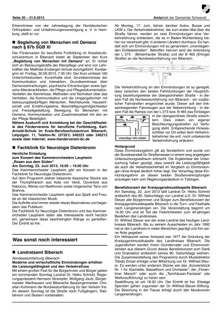 Ausgabe 25 vom 21.06.2013 - Schwendi