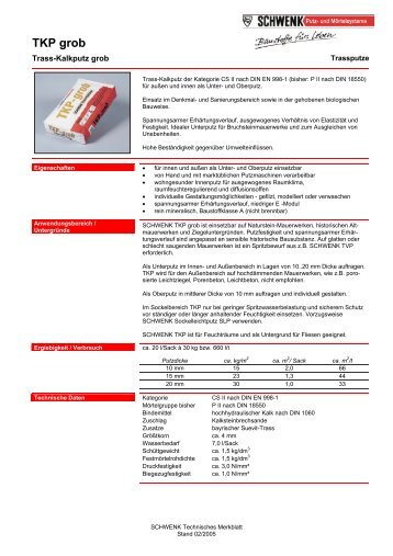 TKP grob - SCHWENK Baustoffe AG