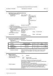 Sicherheitsdatenblatt gemäß EG-Richtlinie 91/155/EWG Druckdatum