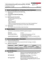 Sicherheitsdatenblatt gemäß Verordnung (EG) Nr. 1907/2006 1 ...